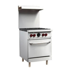 24″ FOUR-BURNER STOVE WITH OVEN